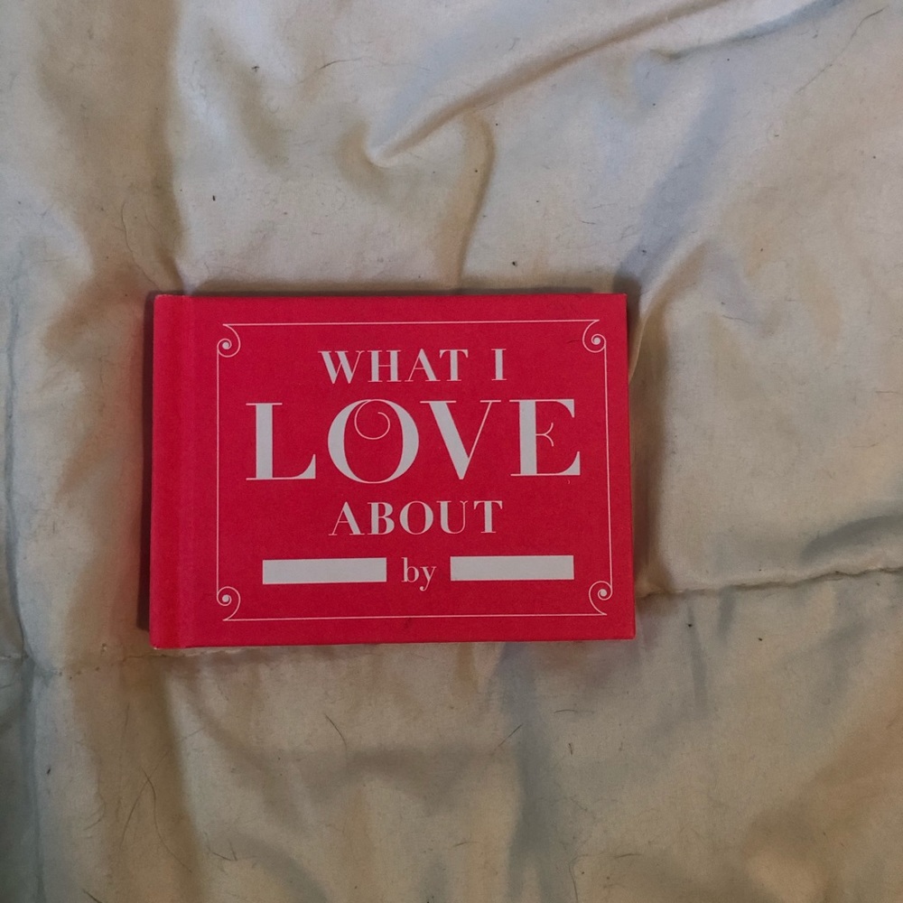 What I Love About...Fill in Book